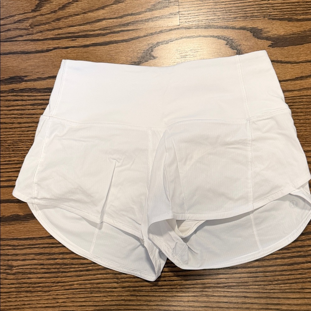 lululemon athletica White High-Rise Athletic Shorts